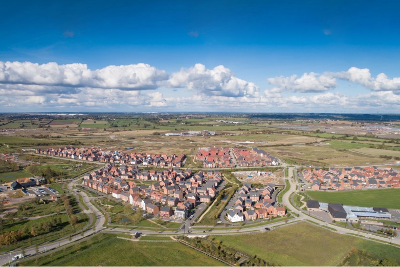 Rugby aerial image