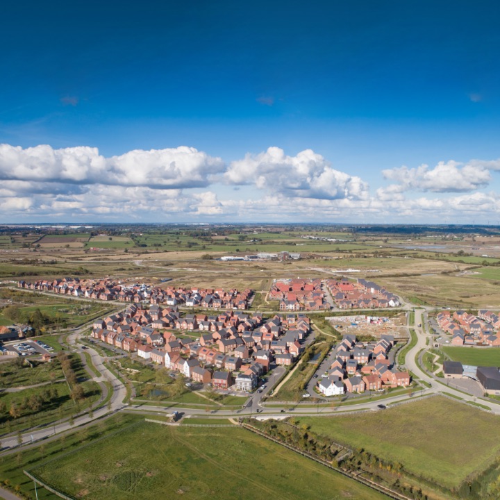 rugby aerial photo