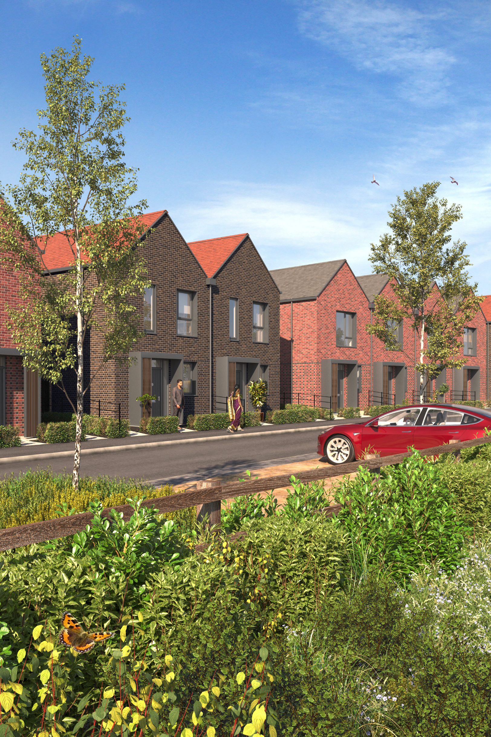 outside civic living homes at houlton